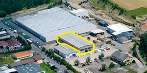 Anton Baumbusch GmbH Vermietung von Gewerbeflächen in Buchen Gewerbehalle